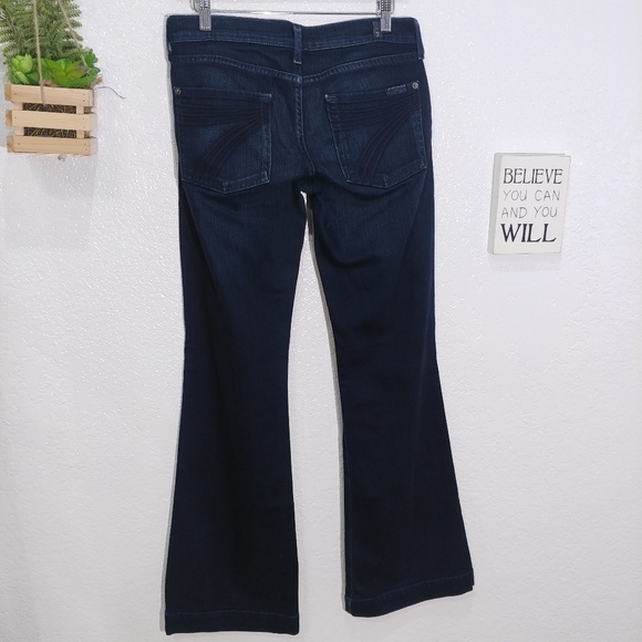 7 For All Mankind Denim - 7 For all Mankind Dark stitch Dojo jeans size 27